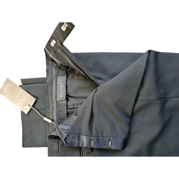 Gucci Wool-Blend Tailored Trousers – Made in Italy – IT 50R (~US 34R - Picture 4 of 13